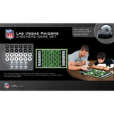 Las Vegas Raiders Checkers Board Game by MasterPieces Puzzle Company INC