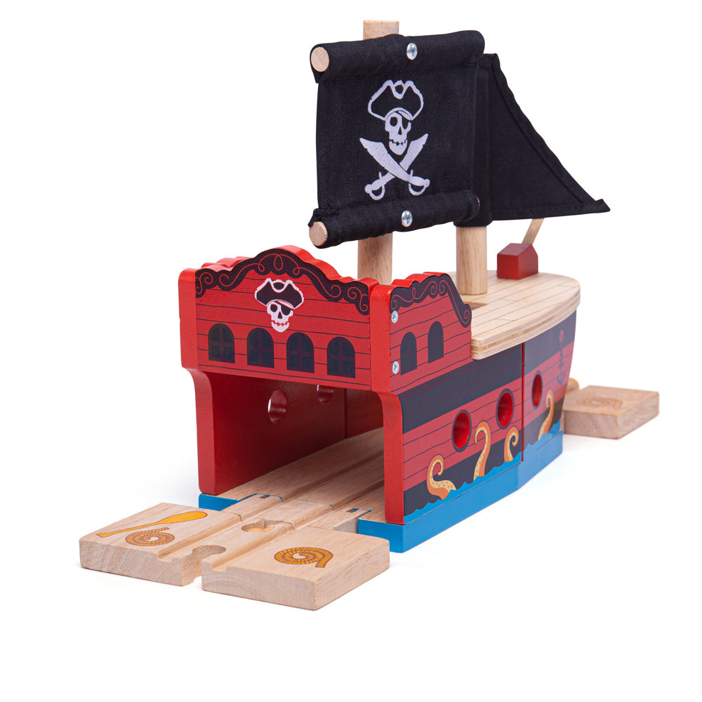 Pirate Galleon by Bigjigs Toys US