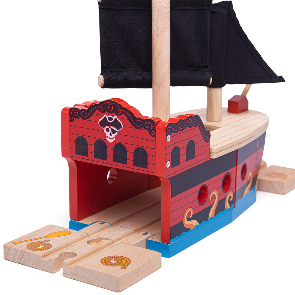 Pirate Galleon by Bigjigs Toys US