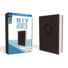 NIV, Value Thinline Bible, Imitation Leather, Gray/Black