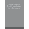 Revised Brenton English translation of the Septuagint