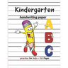 Kindergarten Handwriting paper ABC: 120 Blank practice paper with dotted lines Perfect for preschoolers and toddlers