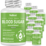 Blood Sugar Supplement, Advanced Formula For Energy Balance, Immunity & Overall Health, 60 Vegan Capsules by NuBest Nutrition®