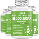 Blood Sugar Supplement, Advanced Formula For Energy Balance, Immunity & Overall Health, 60 Vegan Capsules by NuBest Nutrition®