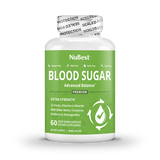 Blood Sugar Supplement, Advanced Formula For Energy Balance, Immunity & Overall Health, 60 Vegan Capsules by NuBest Nutrition®