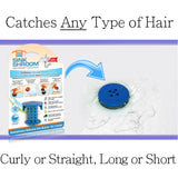 SinkShroom® (Blue) The Hair Catcher That Prevents Clogged Bathroom Sink Drains by TubShroom.com