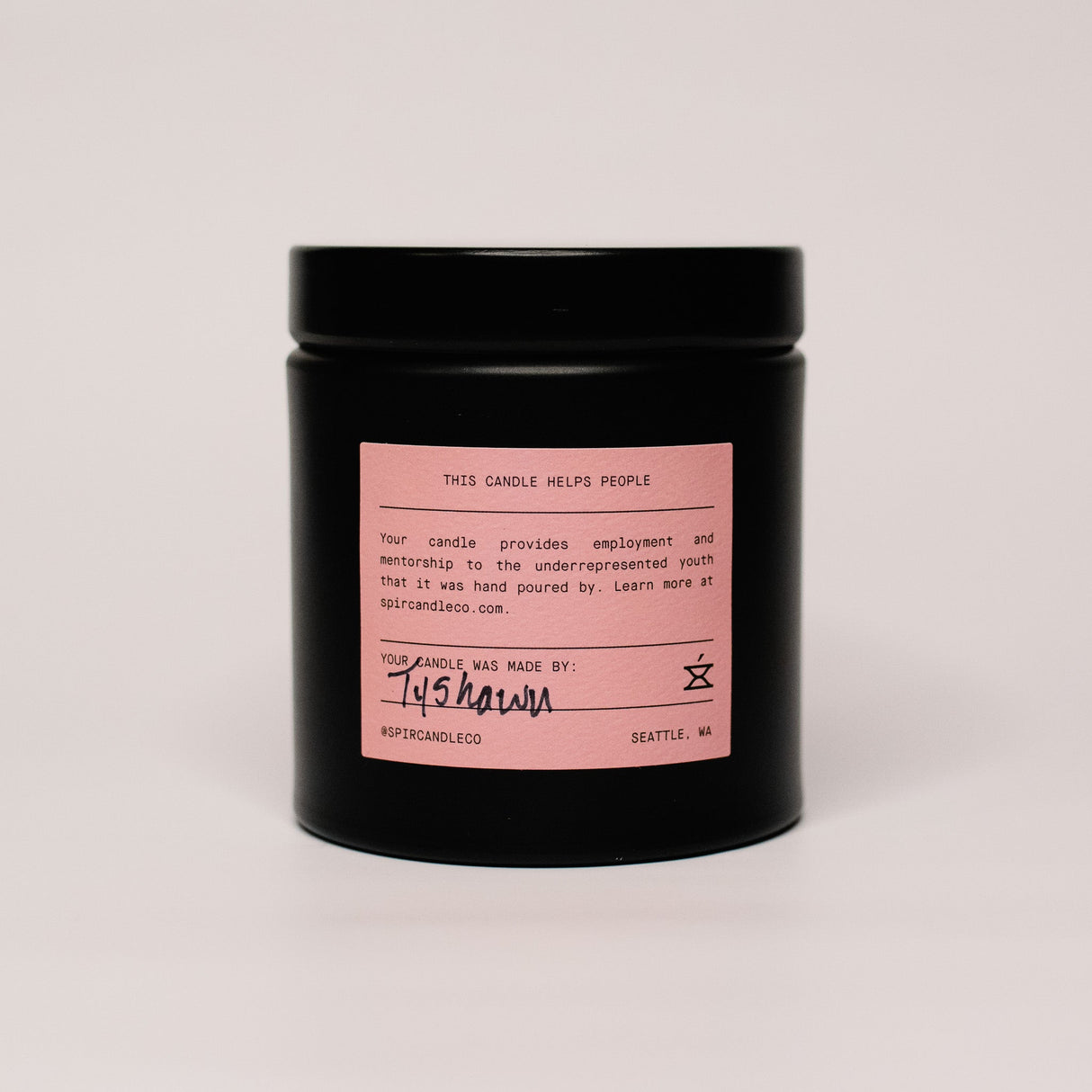 Blush – 9 oz Candle by Spír Candle Co.