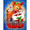 100 Christmas Scenes: An Adult Coloring Book Featuring 100 Fun, Easy and Relaxing Christmas Coloring Pages