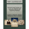 Hammond Lead Products, Inc. V. U.S. U.S. Supreme Court Transcript of Record with Supporting Pleadings