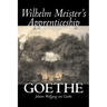 Wilhelm Meister's Apprenticeship by Johann Wolfgang von Goethe, Fiction, Literary, Classics