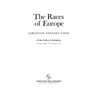 The Races of Europe