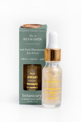 No. 8 REAWAKEN - 24k Gold Illuminating Eye Elixir by Botanicary Skincare