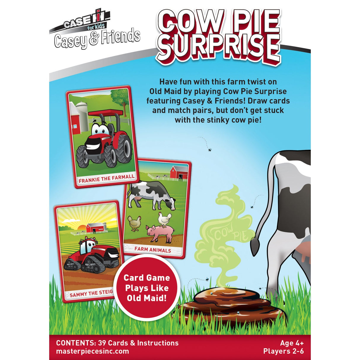 Case IH - Cow Pie Surprise Card Game by MasterPieces Puzzle Company INC