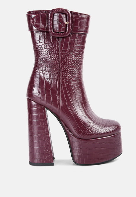 bumpy platform bootie by London Rag