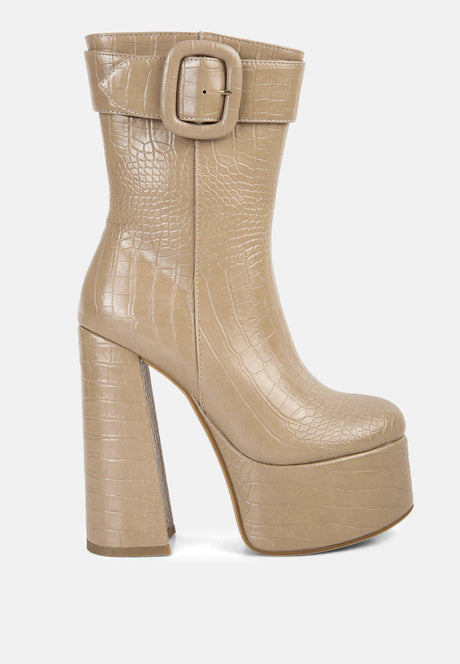 bumpy platform bootie by London Rag