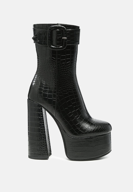 bumpy platform bootie by London Rag