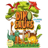 Dinosaurs Coloring Book: Great Gift for Boys & Girls, Age 4-8. 33 unique Dinosaur pictures! Pages are one-sided so markers won't bleed through