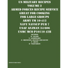 US Military Recipes Volume 2 Armed Forces Recipe Service Great for Cooking for Large Groups