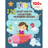 123 Easy Math Counters Numbers Books Baby First Learning Math Flash Cards: Practice tracing dot to dot with large numbers, counting blocks and writing