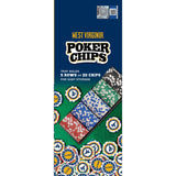 West Virginia Mountaineers 100 Piece Poker Chips by MasterPieces Puzzle Company INC