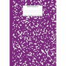 Marble Notebook A4: Purple Marble College Ruled Journal