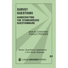 Survey Questions: Handcrafting the Standardized Questionnaire