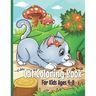 Cat Coloring Book: Cute Cat Coloring Book for Kids Ages 4-8