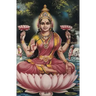 Devi: 150-page Diary With Hindu Goddess Lakshmi on the Cover and a Sri Yantra on the Back for Meditation / Concentration / Visualization / Focusing [B