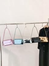 Geometric Solid Color Zipper Bags Handbags by migunica