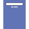 Job Cards: Service, Mechanic, Technician Job Card Book