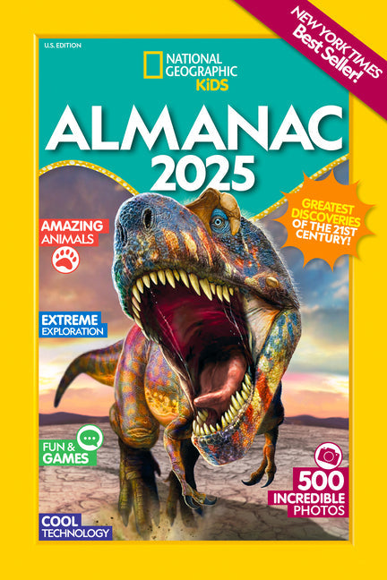 National Geographic Kids Almanac 2025 - Hardcover by Books by splitShops