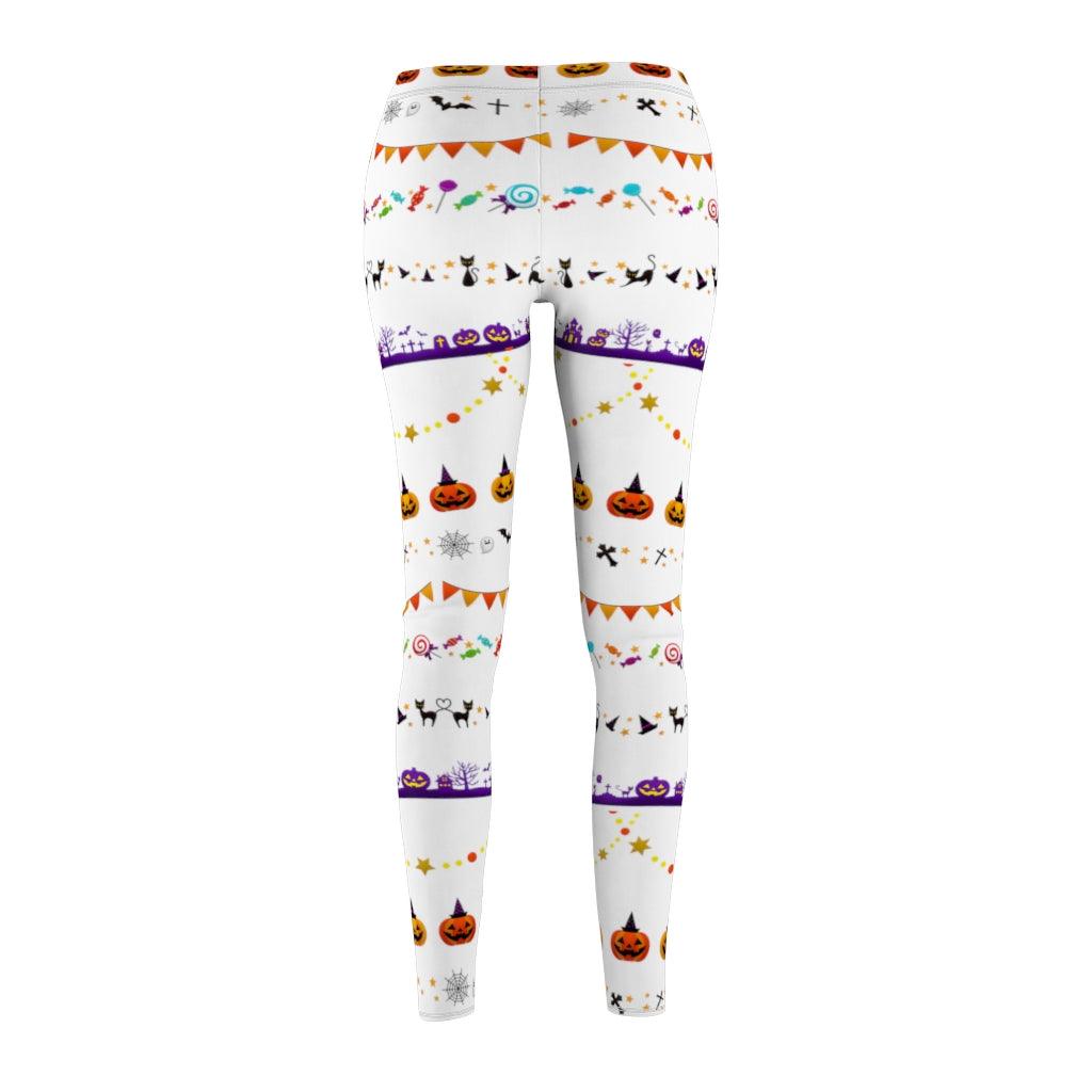 halloween colors Leggings by Tshirt Unlimited - Vysn