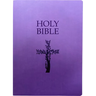KJV Holy Bible, Cross Design, Large Print, Royal Purple Ultrasoft: (Red Letter, 1611 Version)
