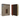 NIV, Personal Size Reference Bible, Large Print, Imitation Leather, Brown, Indexed, Red Letter Edition, Comfort Print