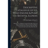 Descriptive Catalogue of U.S. Wind Engine & Pump Co. Batavia, Illinois: Manufacturers of Halladay's Standard Wind Mills, Double and Single Acting Pump