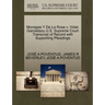 Monagas y de La Rosa V. Vidal-Garrastazu U.S. Supreme Court Transcript of Record with Supporting Pleadings