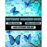 Butterfly Coloring Book -For Calm, Relaxation, and Stress Relief: Featuring 50 Unique Butterfly illustration image - Butterfly Coloring Book for Adult