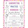 Handwriting Practice Workbook: With Positive Affirmations For African American Girls: Trace Print Letters, Words & Sentences: For Little Black Brown