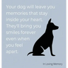 Condolence book for dogs (hardback cover)