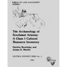 The Archaeology of Southeast Arizona: A Class I Cultural Resource Inventory