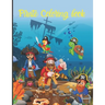 Pirate Coloring Book: Pirate theme colouring book for kids, boys or girls TOME 1 -Pirate Drawing notebook 50 sketches of PIRATES, SKULLS, TR