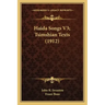 Haida Songs V3; Tsimshian Texts (1912)