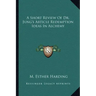 A Short Review of Dr. Jung's Article Redemption Ideas in Alchemy