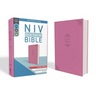 NIV, Value Thinline Bible, Large Print, Imitation Leather, Pink