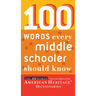 100 Words Every Middle Schooler Should Know