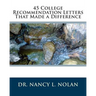45 College Recommendation Letters That Made a Difference
