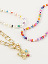 Multi-Colored Dainty Necklace Necklaces Accessories by migunica