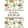 Reading Journal (Watercolour Stacked Books with Potted Plants): 6"x9" Book Lover's Diary; Book/Series Reviews, Reading Tracker, Favorite Book List, Fa
