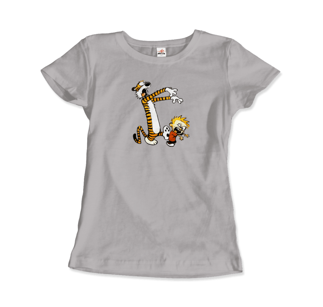 Calvin and Hobbes Playing Zombies T-Shirt by Art-O-Rama Shop - Vysn