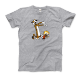 Calvin and Hobbes Playing Zombies T-Shirt by Art-O-Rama Shop - Vysn